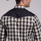 Western Black Plaid | Roper Mens