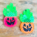Halloween Succulent Jack-o-Lantern Car Freshie