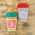 Christmas Latte Cup Car Freshie