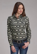 Roper 2182 Santa Fe Aztec (Black) - Women's Western Shirt