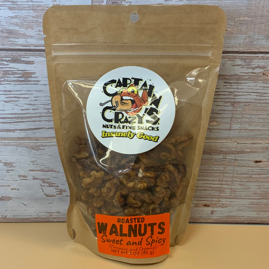 Sweet & Spicy Roasted Walnuts