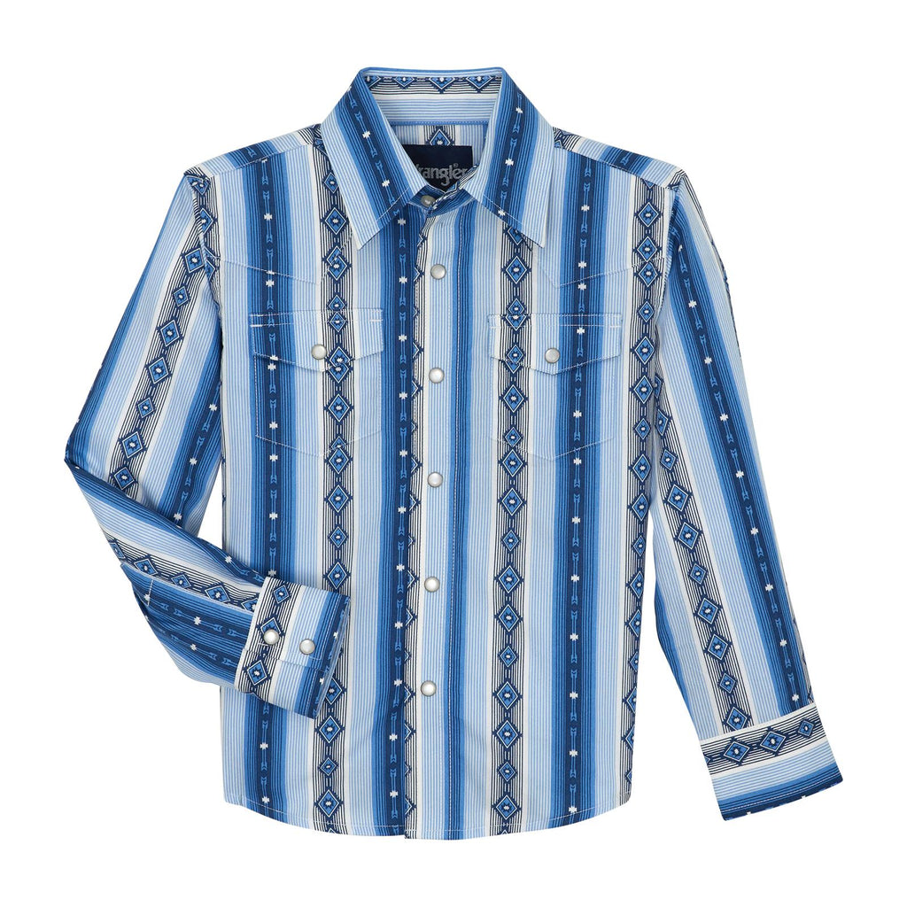 Blue Checotah Print | Wrangler Boys