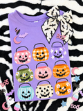 Girly Halloween Buckets Tee