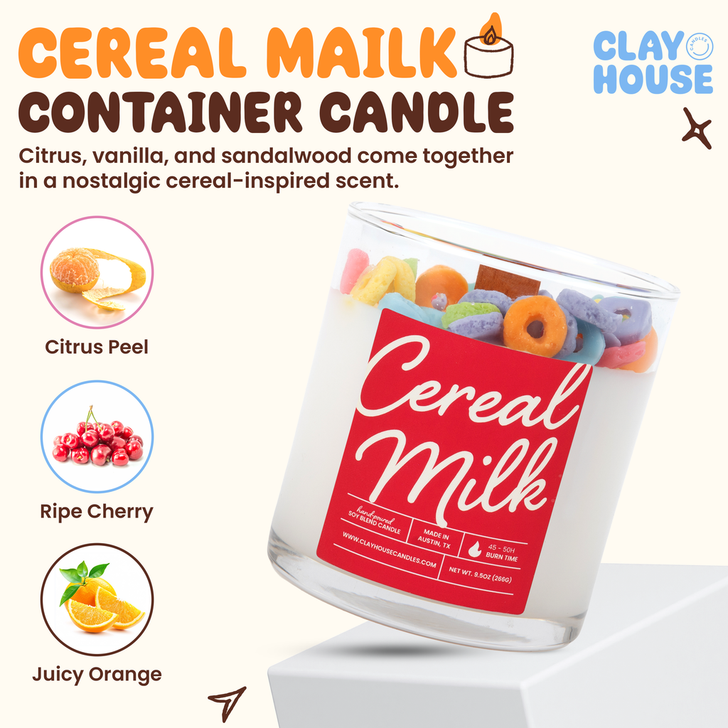 Cereal Milk Container Candle