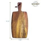Rock & Branch® Acacia Wood Charcuterie Serving Paddle Board