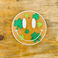 St. Patricks Day Clover Happy Face Car Freshie