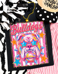 Bulldogs Pink Stripe Preppy Tee
