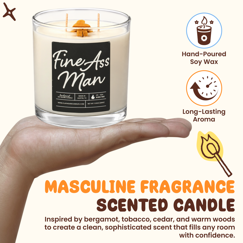 Fine Ass Man Container Candle