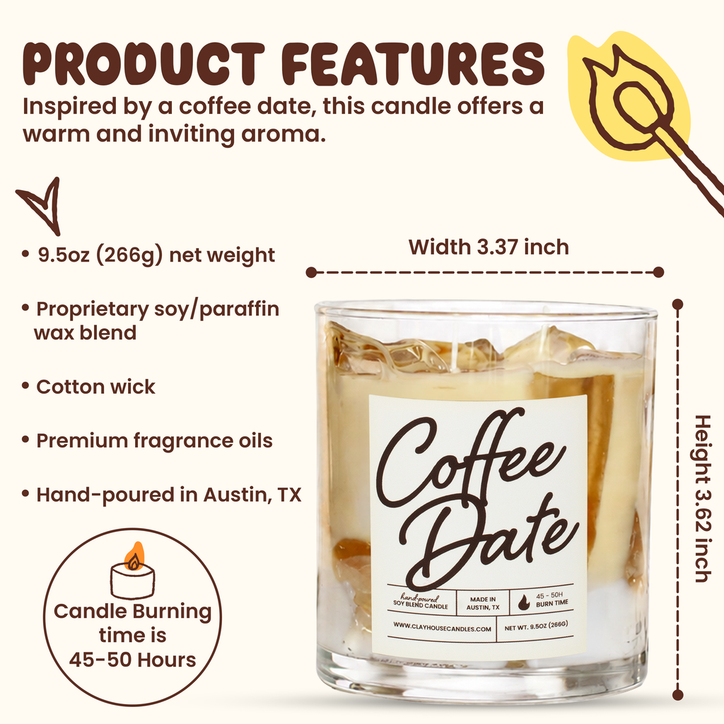 Coffee Date Container Candle