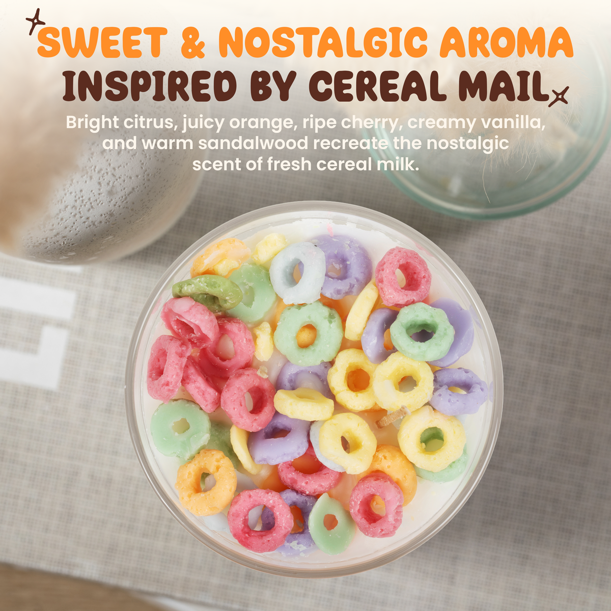 Cereal Milk Container Candle