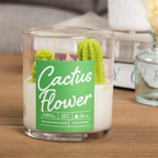 Cactus Flower Container Candle