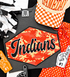Custom School Spirit Colored Camo Tee