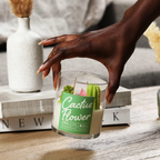 Cactus Flower Container Candle