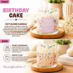 Birthday Cake Container Candle