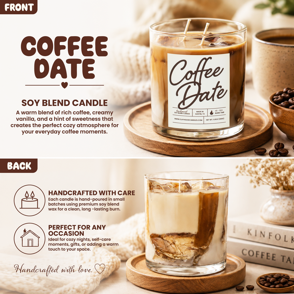Coffee Date Container Candle