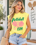 Yellow Pickleball Club Game Day Top