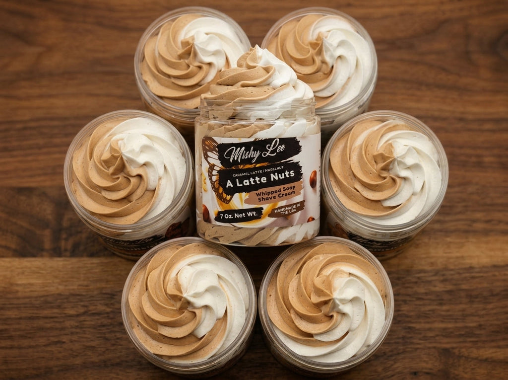 A Latte Nuts Whipped Soap and Shave Cream