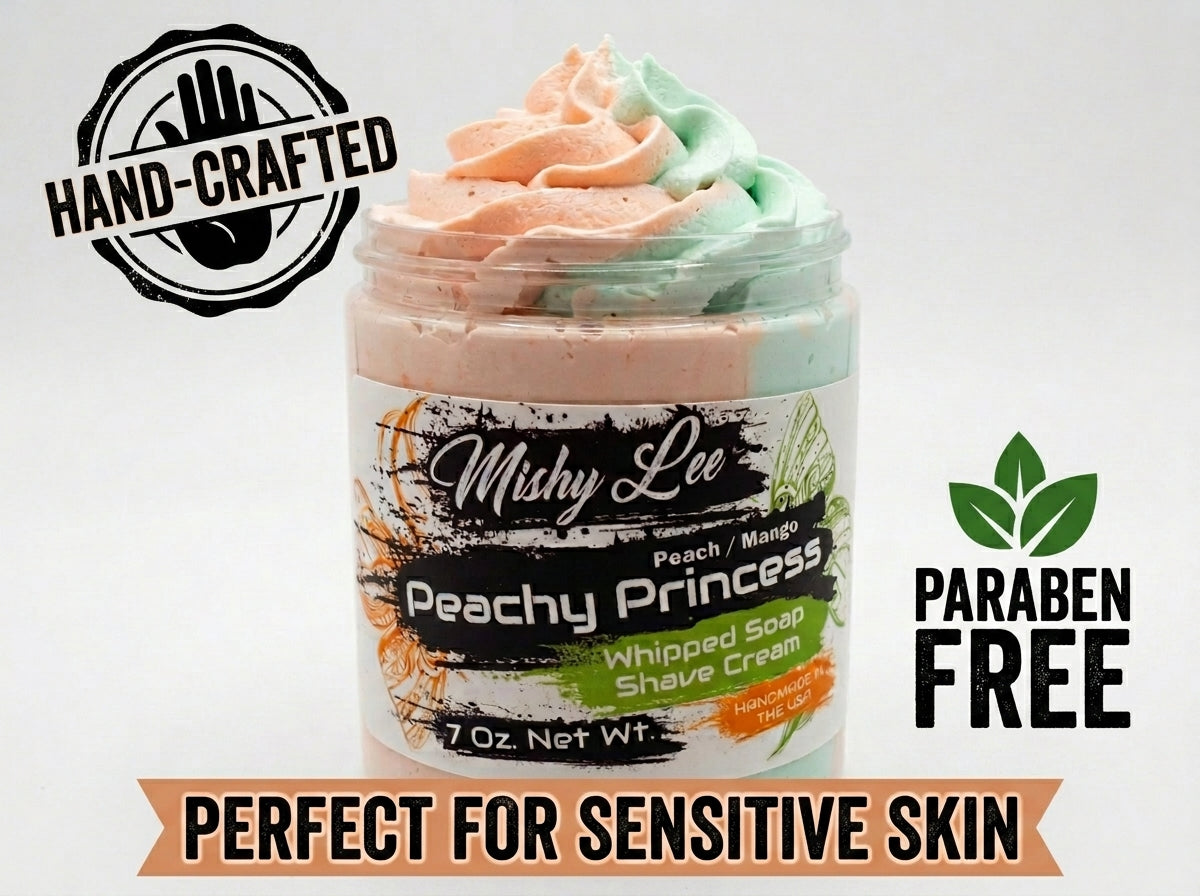 Peachy Princess Whipped Soap and Shave Cream