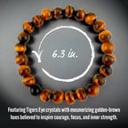 Leather Jacket + Tiger's Eye Bracelet
