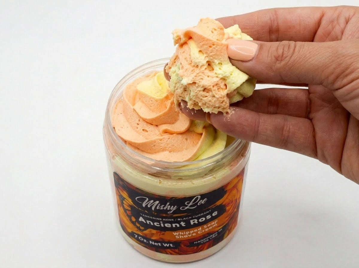 Ancient Rose Whipped Soap and Shave Cream