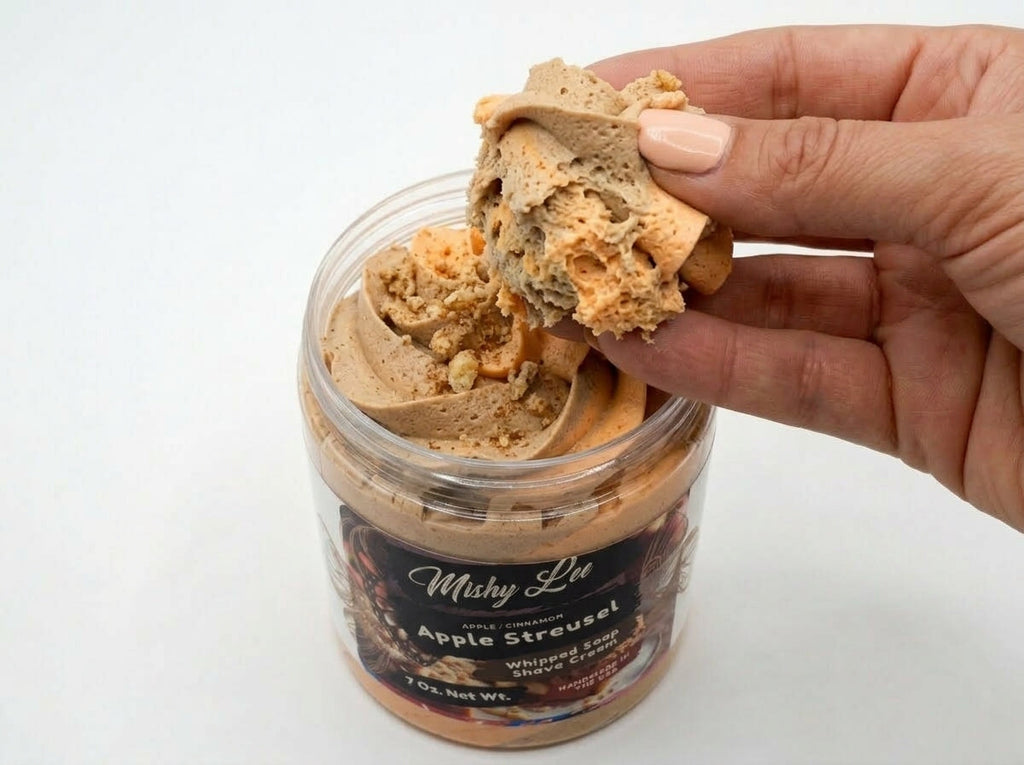 Apple Streusel Whipped Soap and Shave Cream