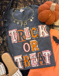 Trick Or Treat Patchwork Tee