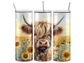 Baby Highland Cow -Fall 20oz Skinny Tumbler