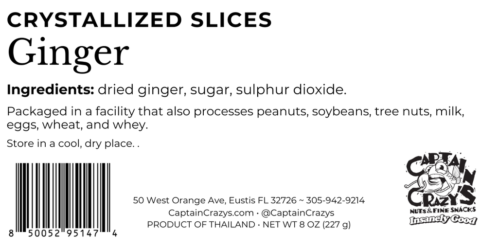 Crystallized Ginger Slices