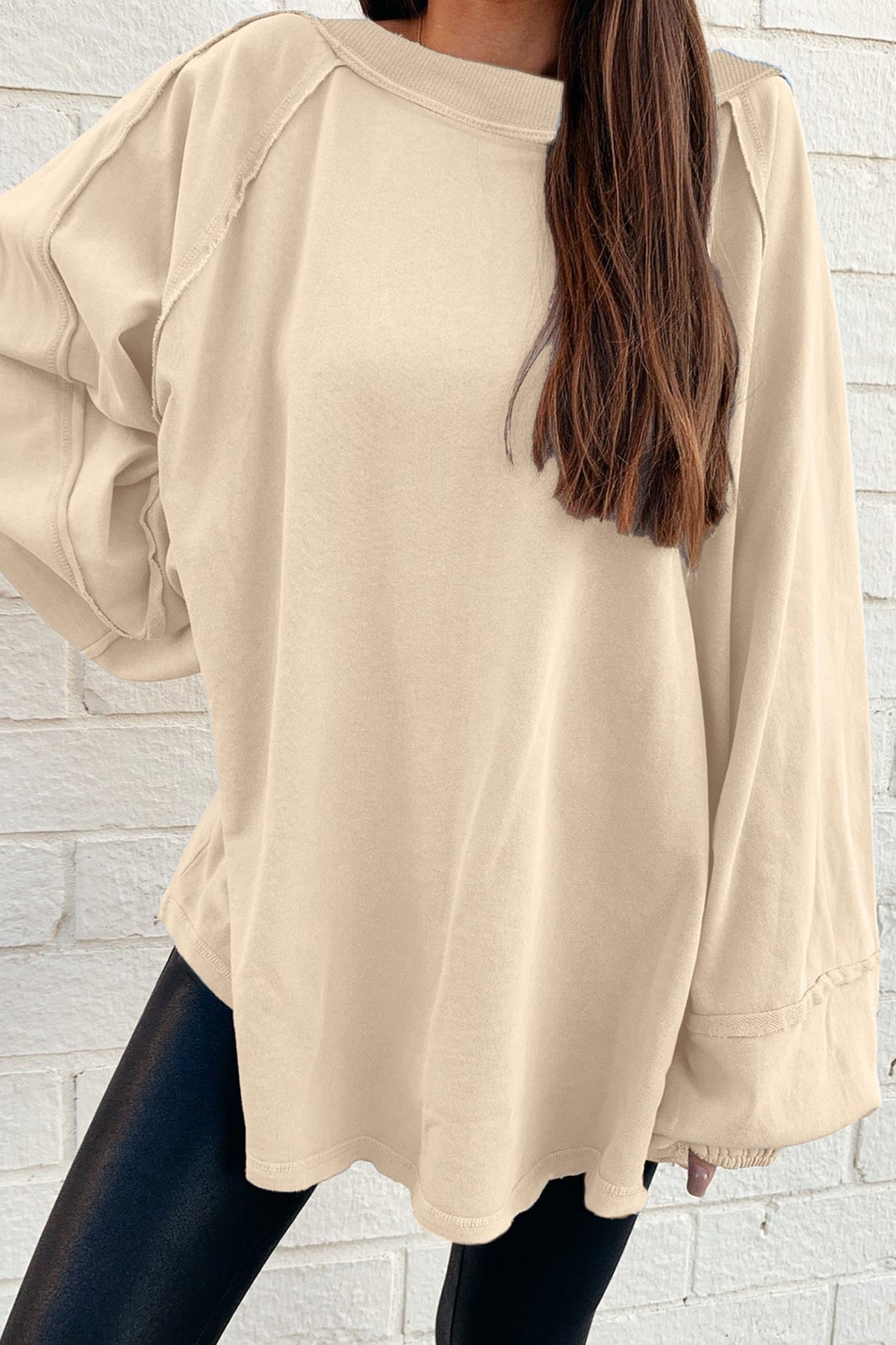 Raw Seam Sweater