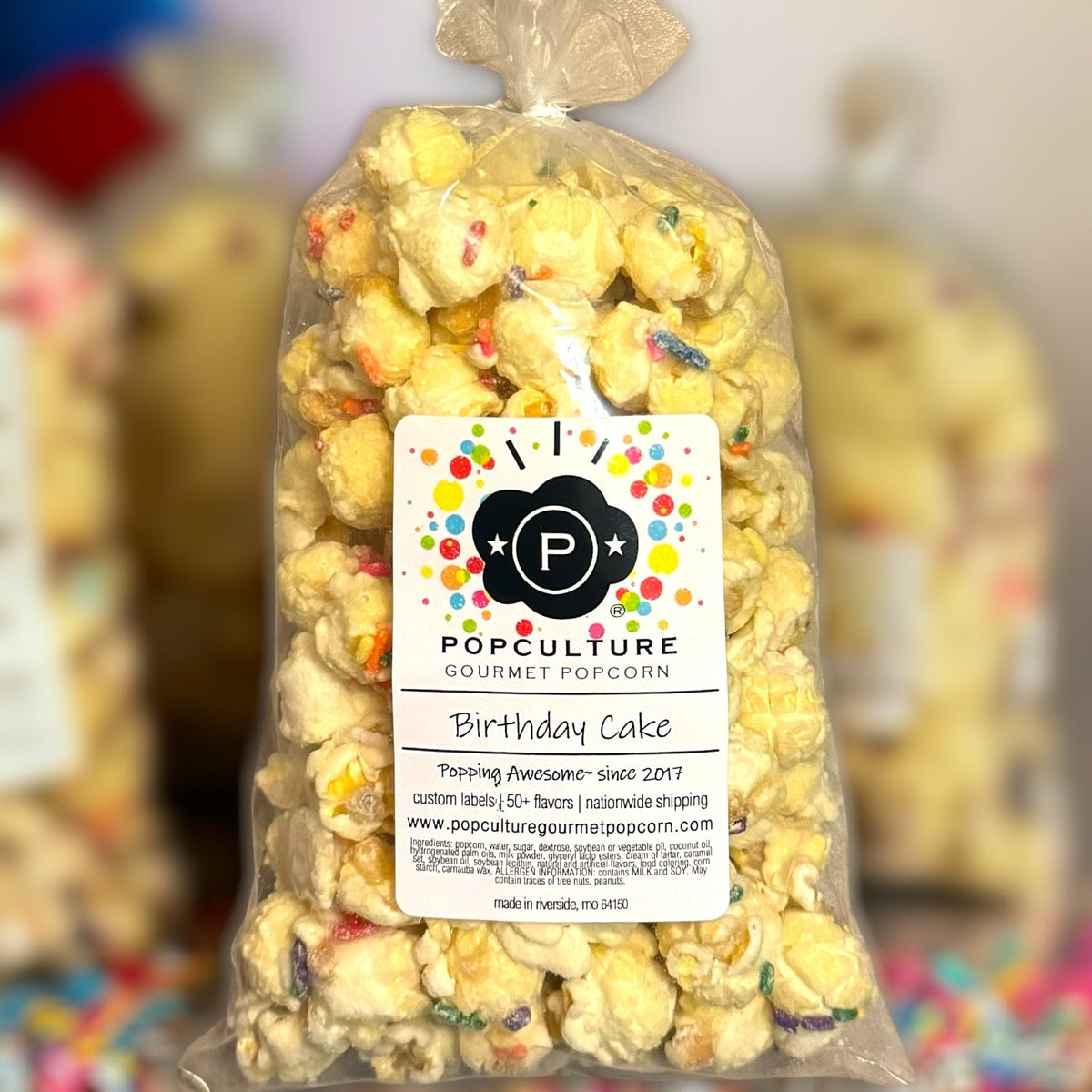 Birthday Cake Gourmet Popcorn