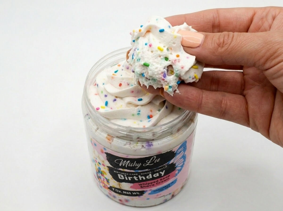 Birthday Whipped Soap and Shave Cream
