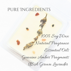 Black Amber & Lavender | Natural Fragrance with Essential Oils | Wax Melts