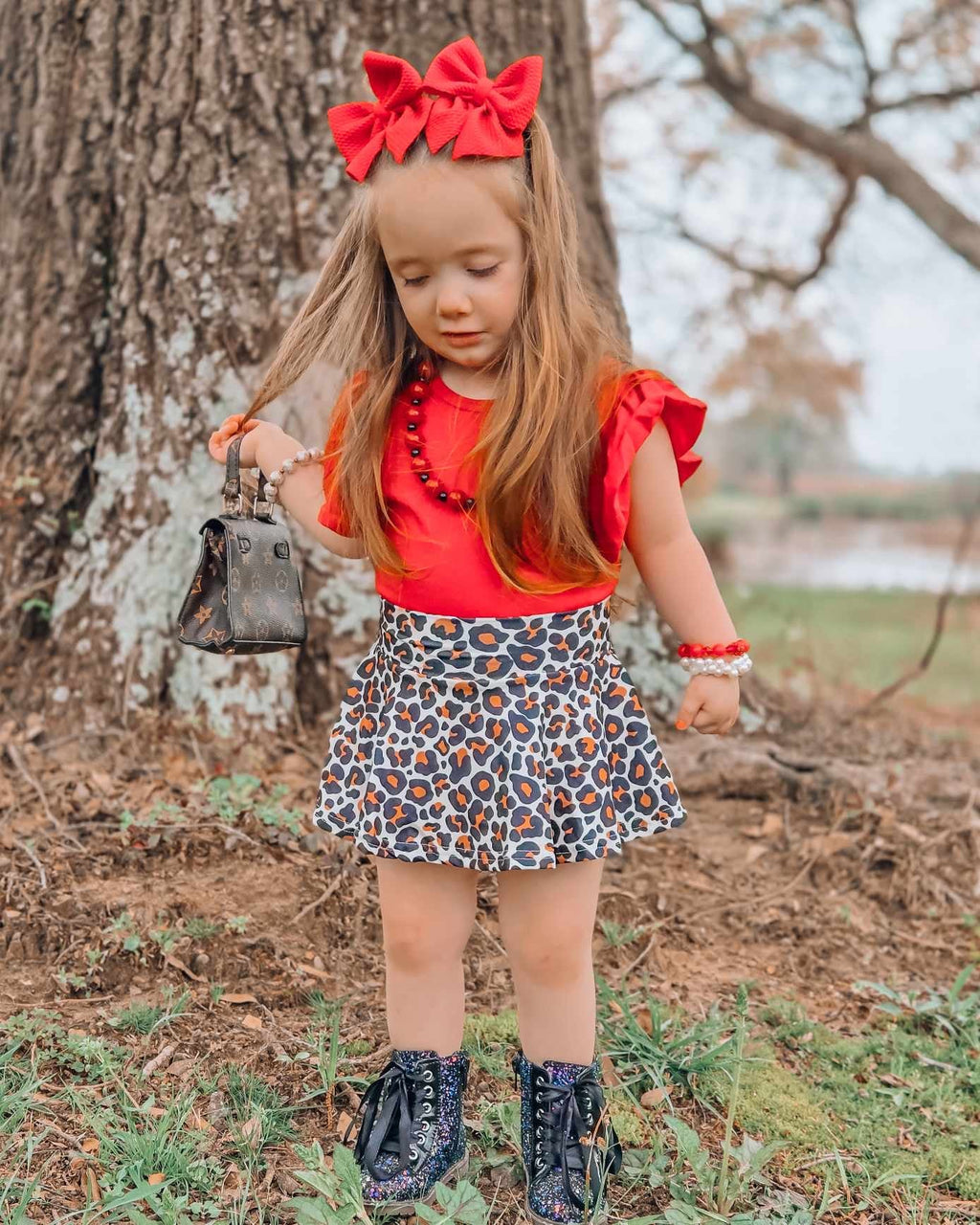 Original leopard Skirted bummies