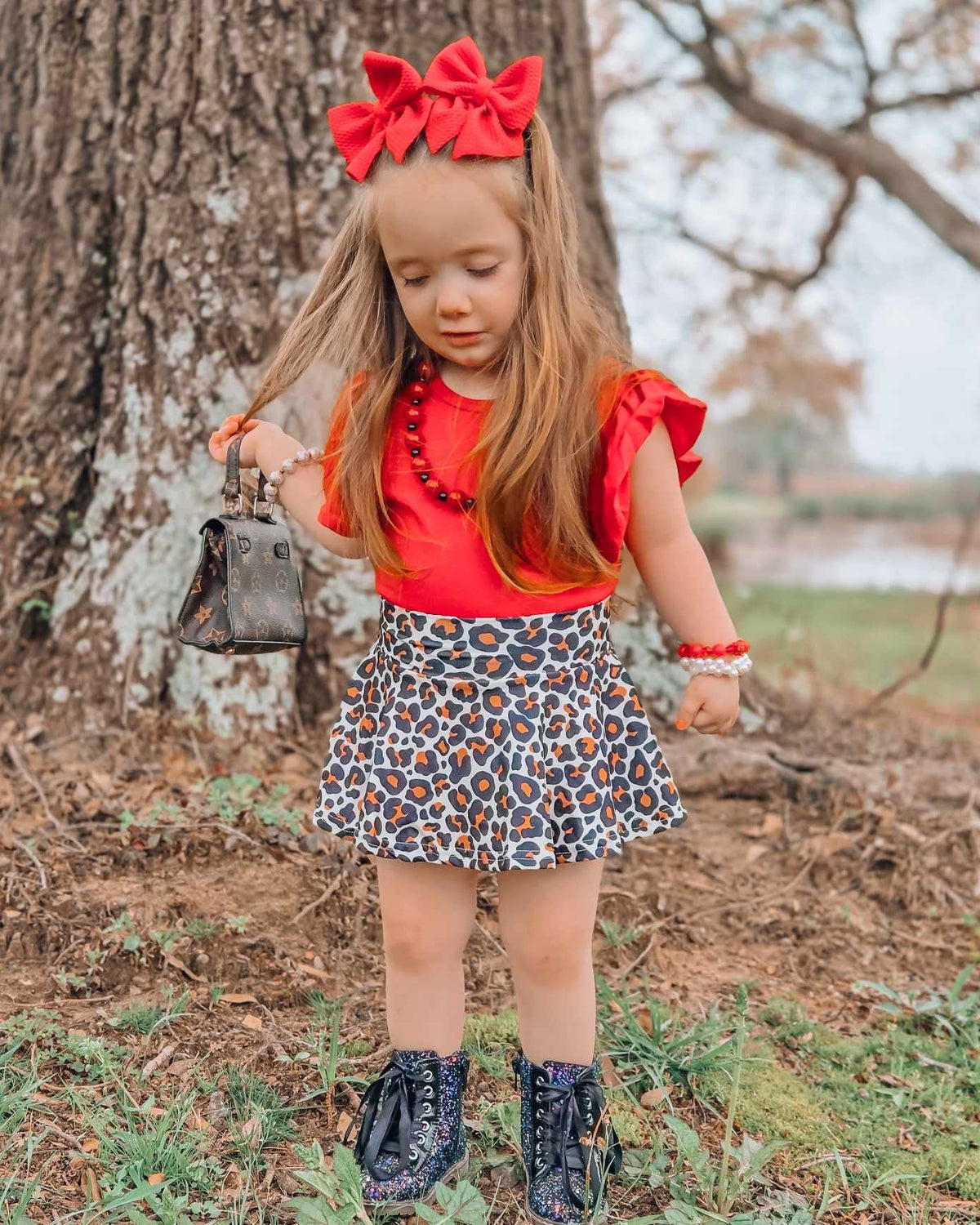 Original leopard Skirted bummies