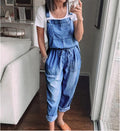 Cowgirl Drawstring Denim Overalls | Comfortable & Stylish for Every Cowgirl