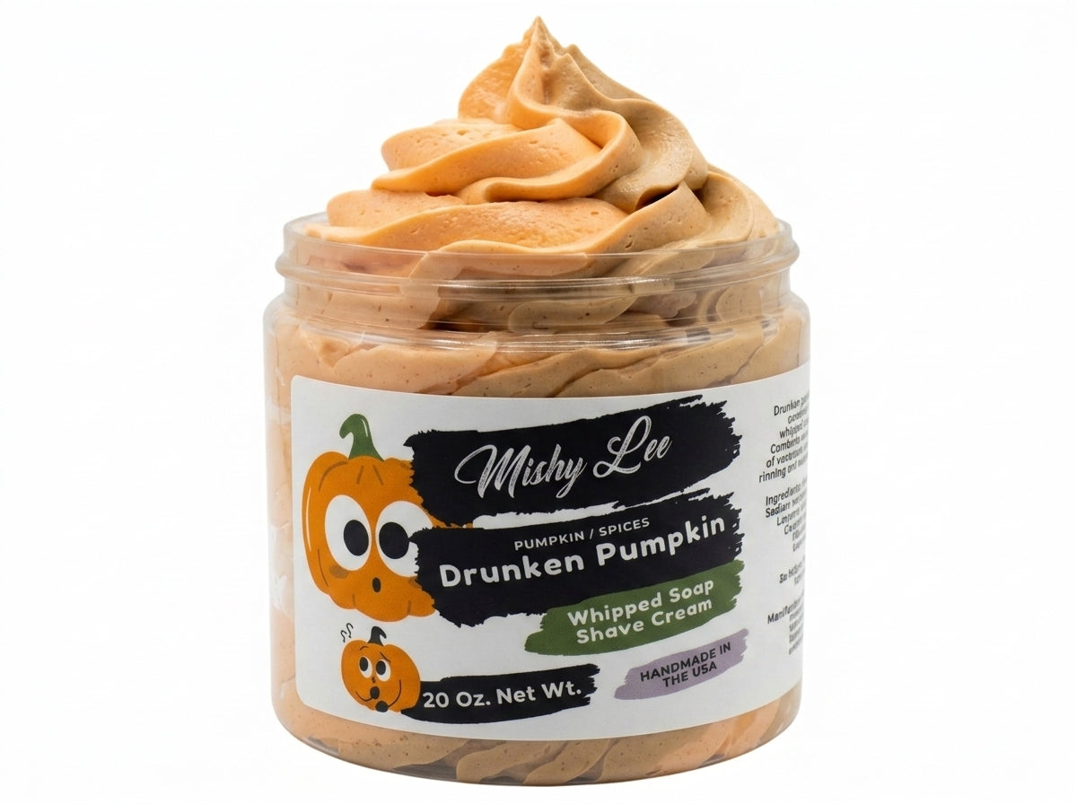 Drunken Pumpkin Whipped Soap and Shave Cream