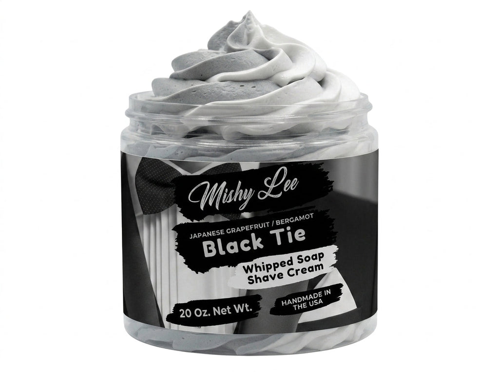 Black Tie Men's Whipped Soap and Shave Cream