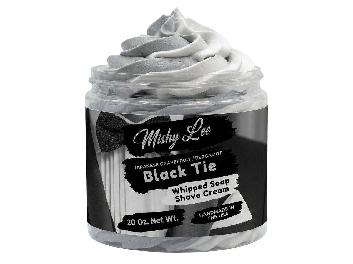 Black Tie Men's Whipped Soap and Shave Cream