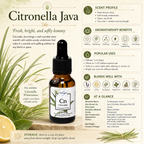 Citronella Java | Essential Oil | Cymbopogon nardus