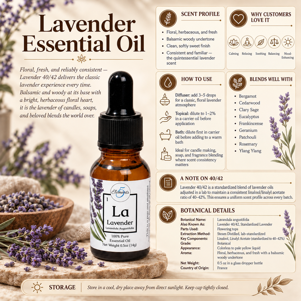 Lavender 40/42 | Essential Oil | Lavandula angustifolia