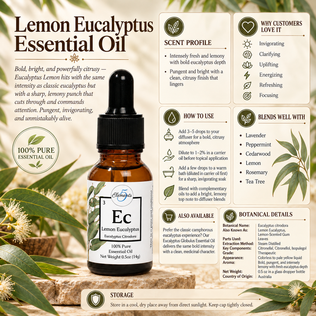 Eucalyptus Lemon | Essential Oil | Eucalyptus citrodora