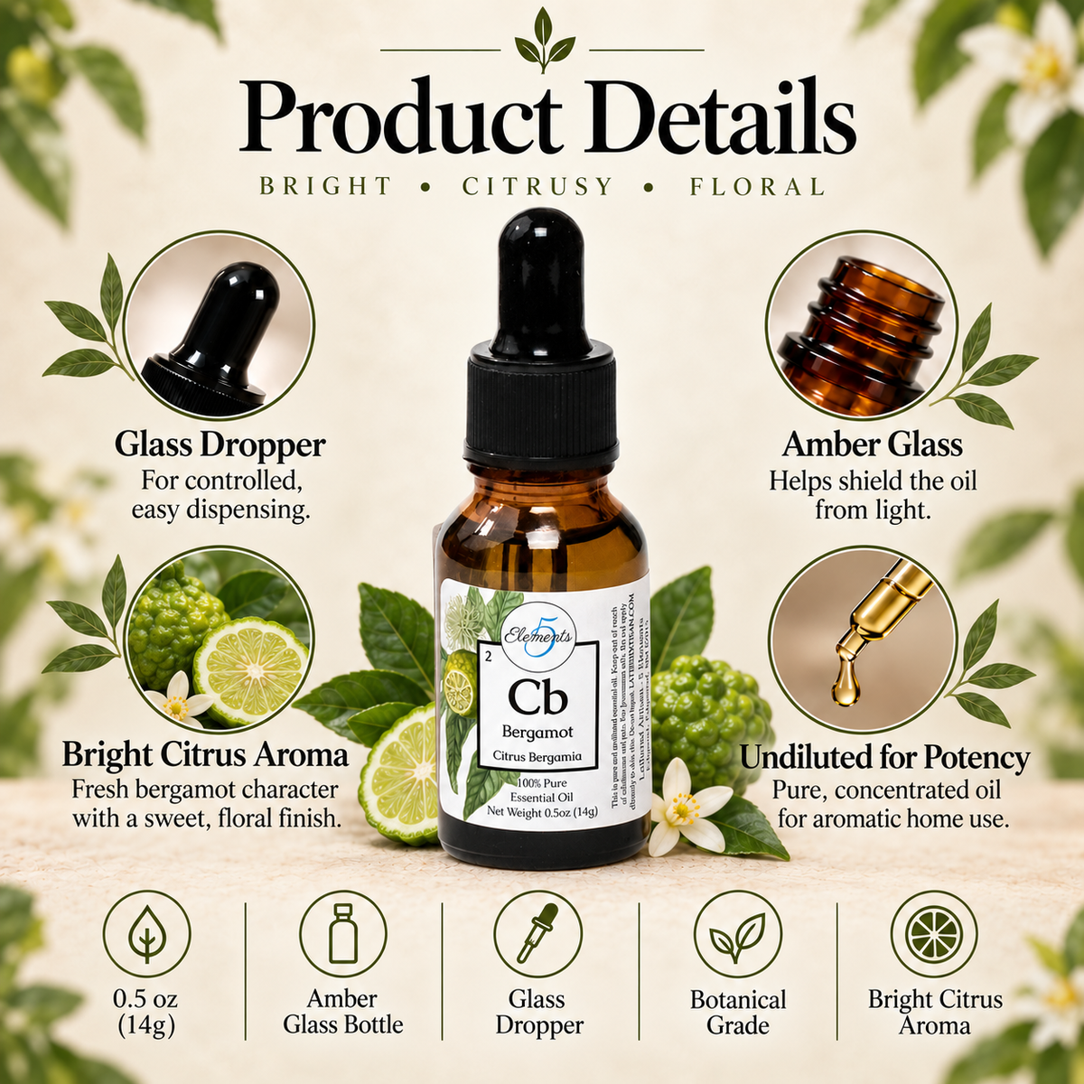 Bergamot | Essential Oil | Citrus bergamia