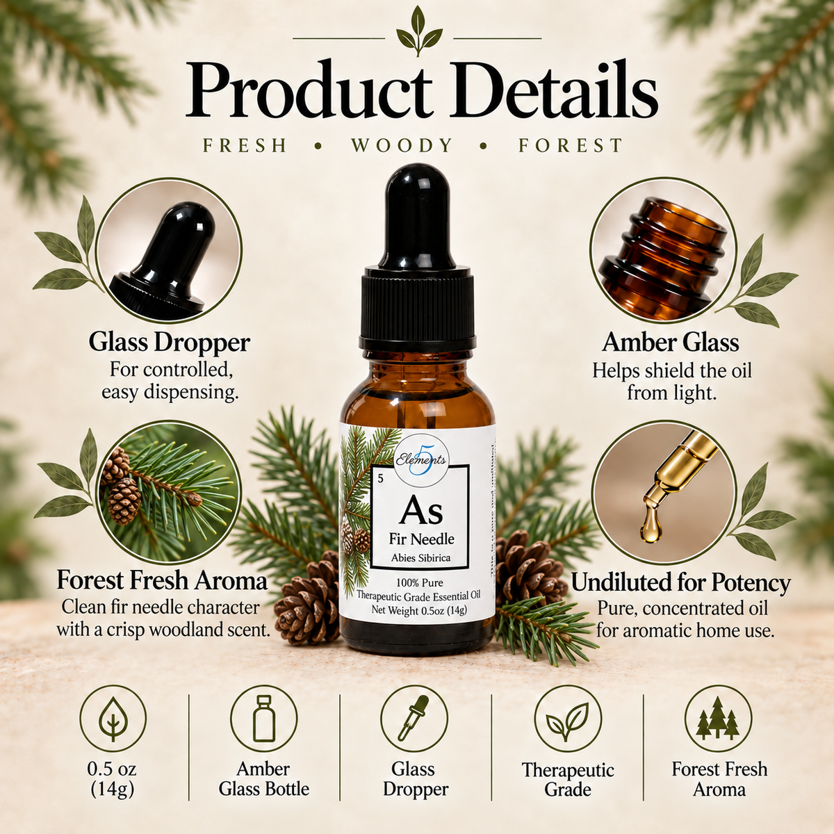 Siberian Fir Needle | Essential Oil | Abies sibirica
