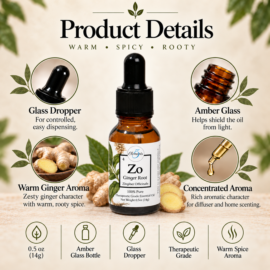 Ginger Root | Essential Oil | Zingiber officinale