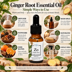 Ginger Root | Essential Oil | Zingiber officinale