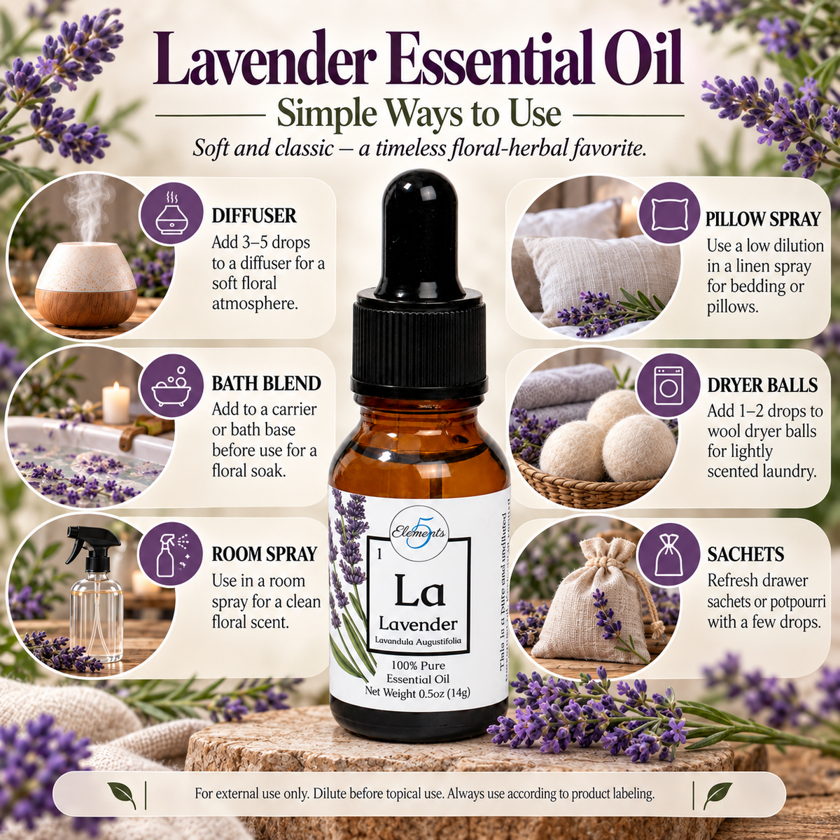 Lavender 40/42 | Essential Oil | Lavandula angustifolia