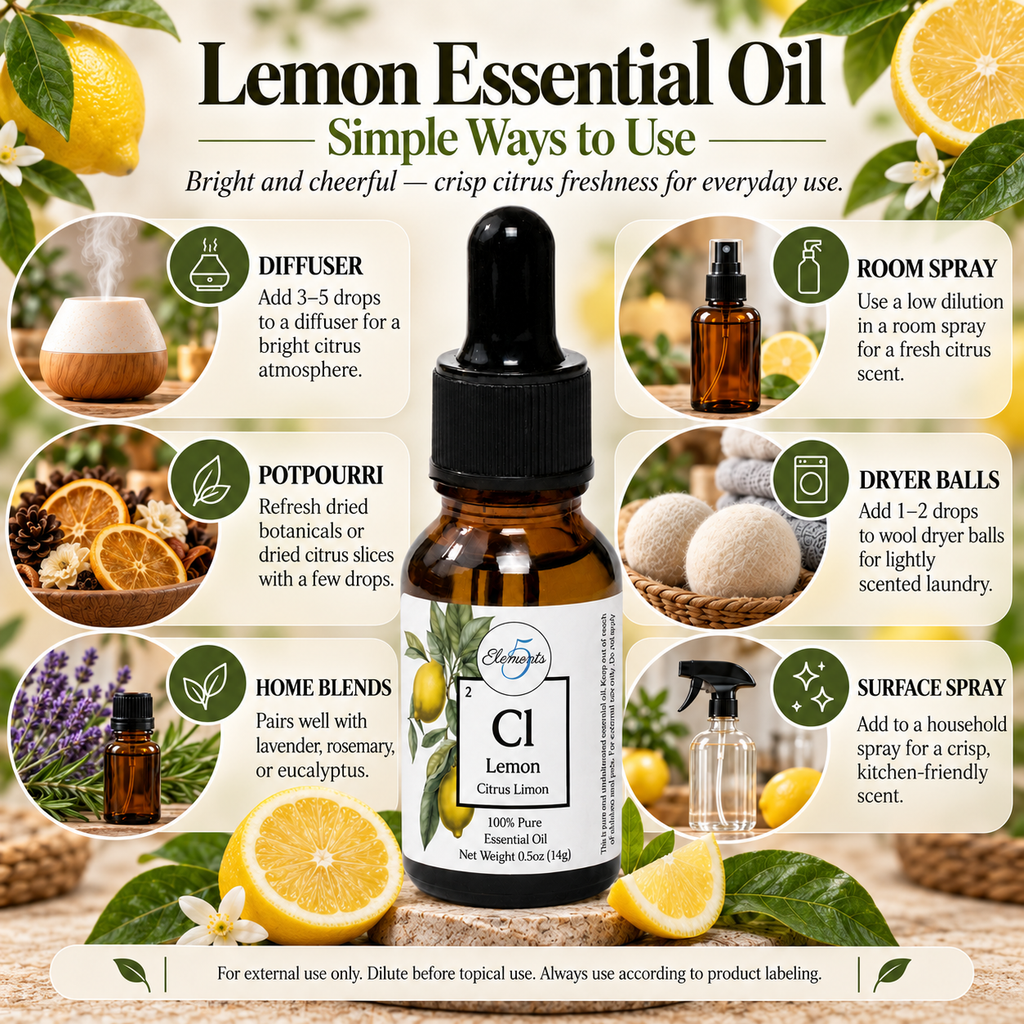 Lemon | Essential Oil | Citrus limon