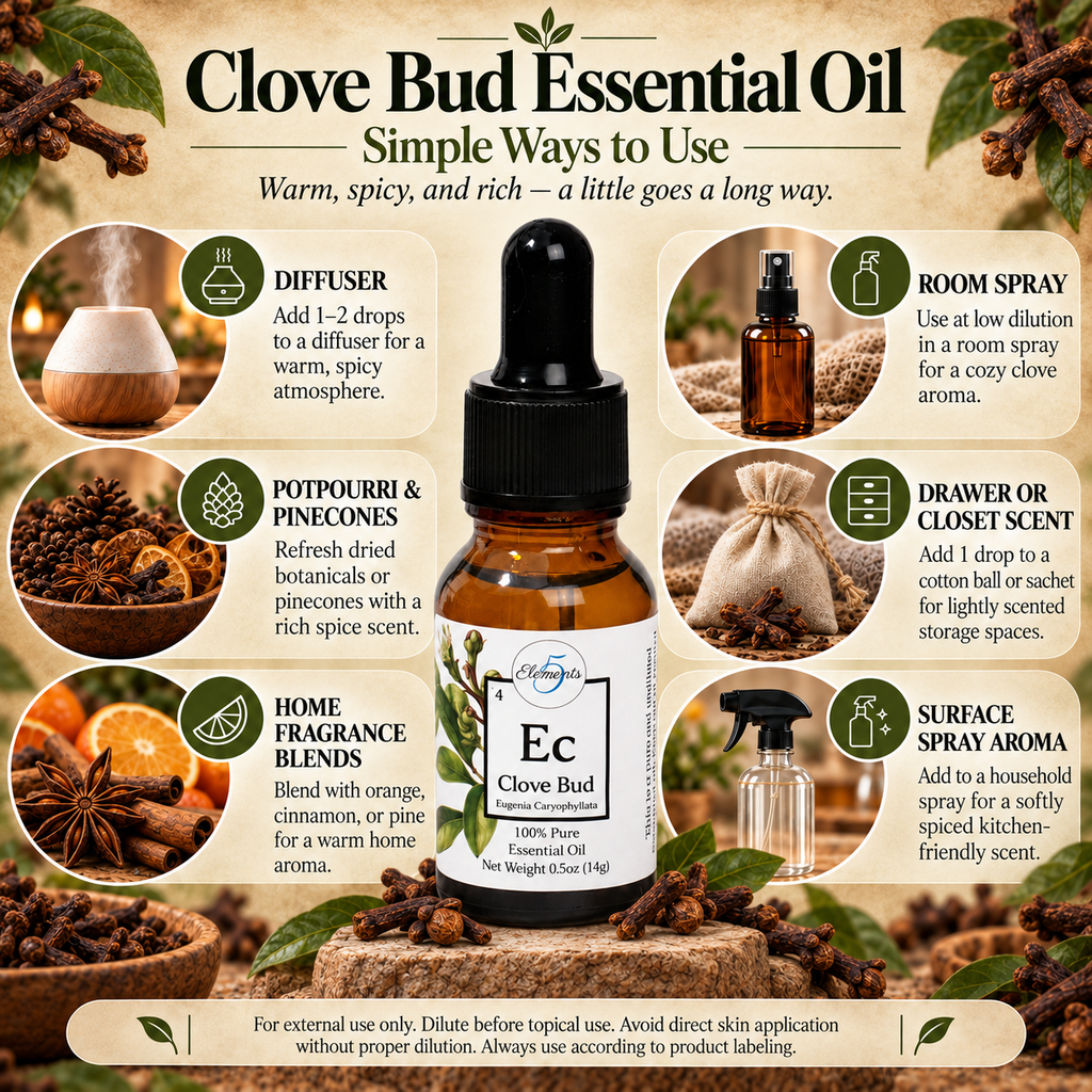 Clove Bud | Essential Oil | Eugenia caryophyllata