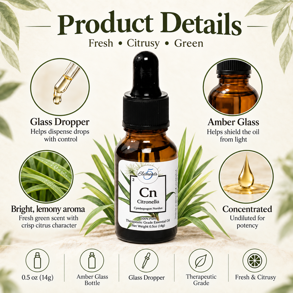 Citronella Java | Essential Oil | Cymbopogon nardus