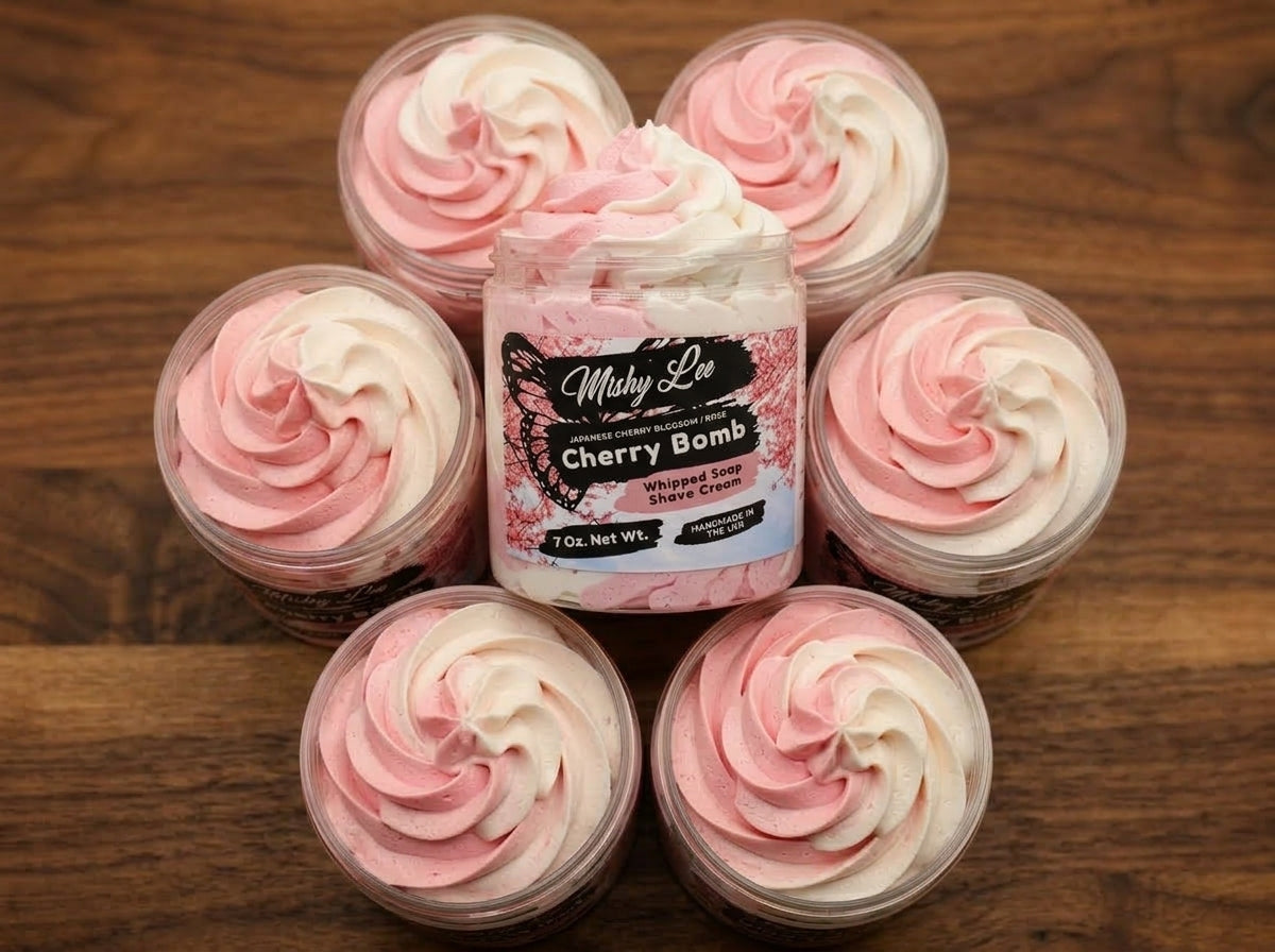 Cherry Bomb Whipped Soap and Shave Cream